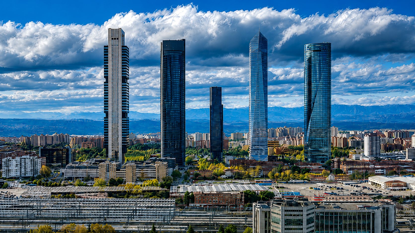 Las Cuatro Torres, en el norte de Madrid